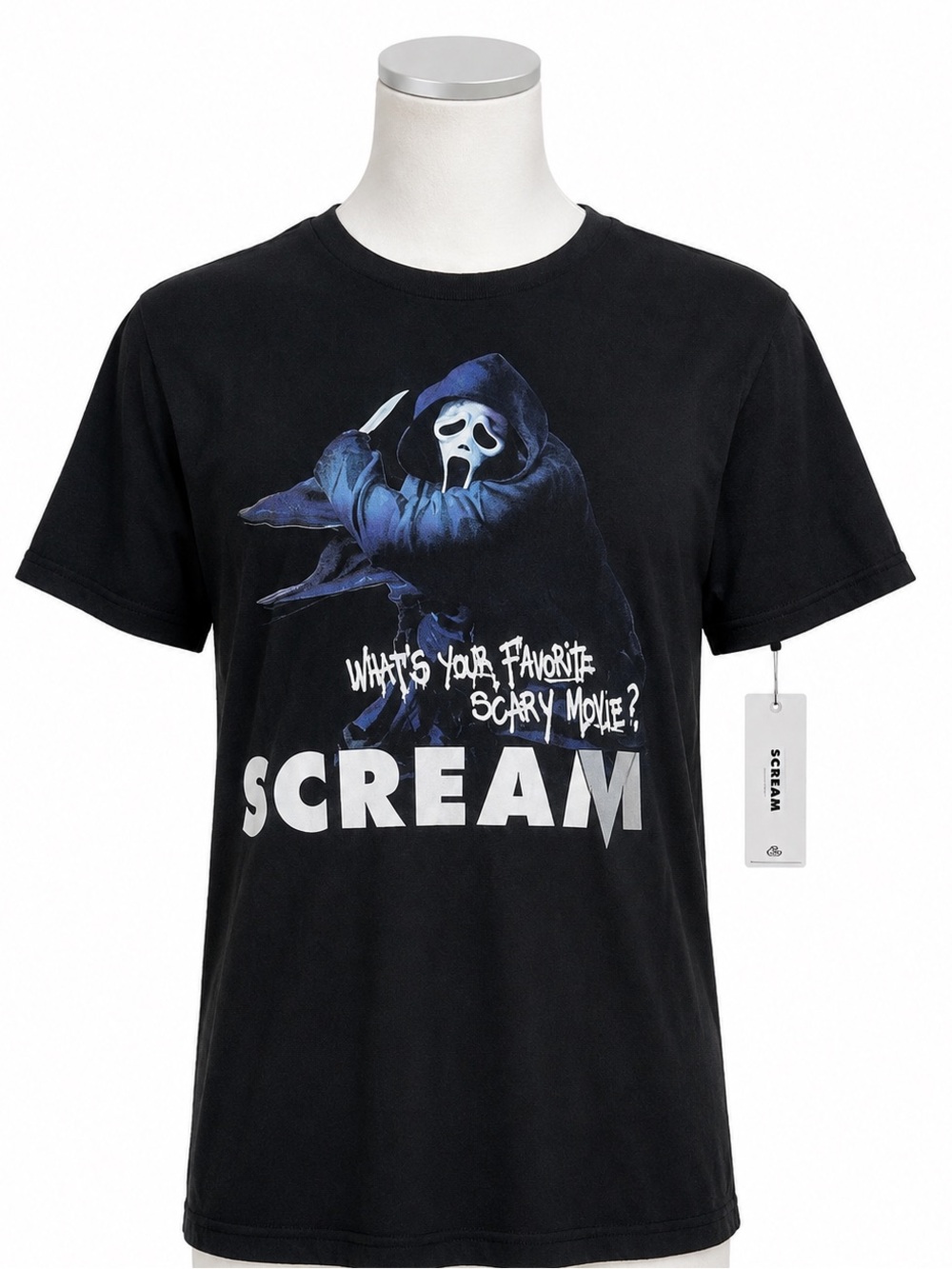 Scream Graphic Short Sleeve Tee - Black